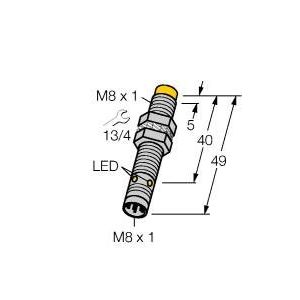 Turck - Induktiver Näherungsschalter Sensor NI4U-EG08-AP6X-V1131 induktiv − 1 Stück