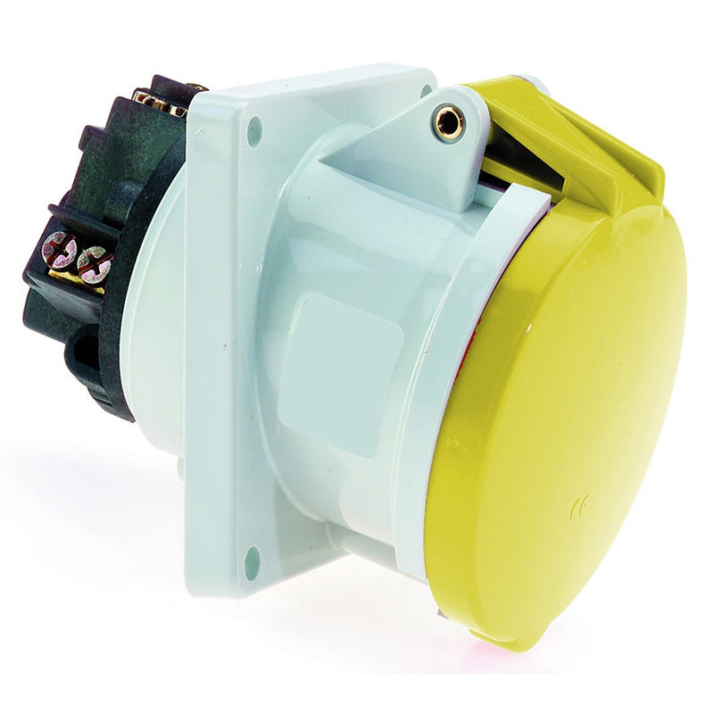 Bals Elektrotech - CEE-Anbausteckdose (IEC 60309) Anbausteckdose geneigt 63A 12566 5p 110V 4h IP44