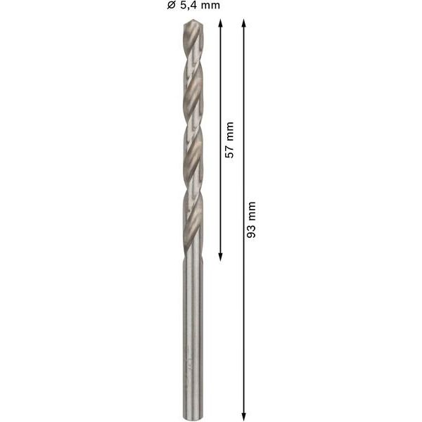 Bosch - Bohrer PRO Metal HSS-G 2608585493 Spiralbohrer 5,4 x
