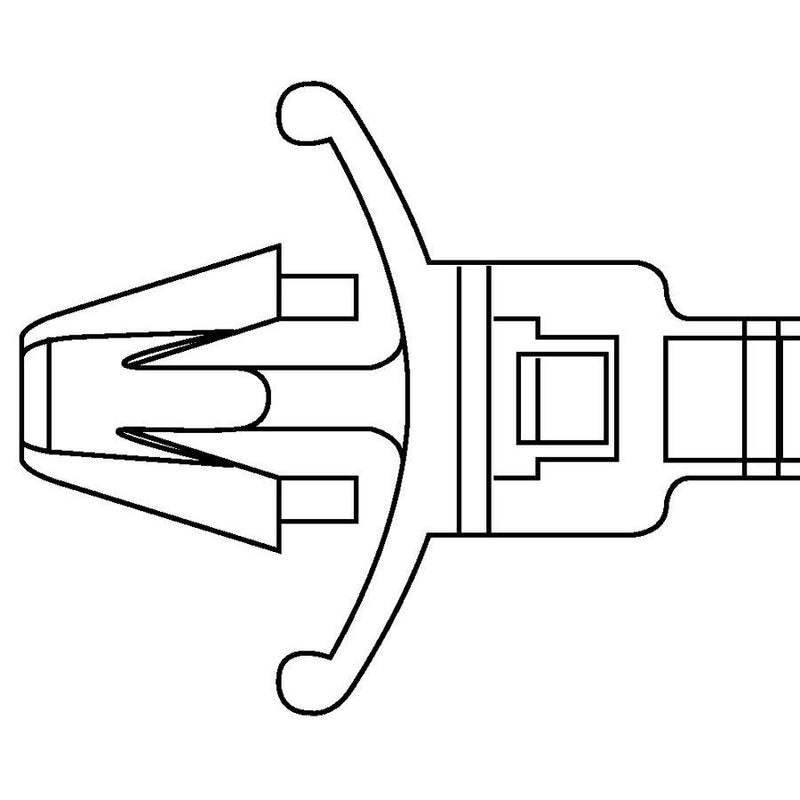 HellermannTyton - Kabelbinder Befestigungsbinder T50SSL5PA46GY(1000) 135x4,6 grau − 1000 Stück
