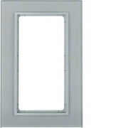 Berker - Abdeckrahmen Glasrahmen 13096414 Ausschnitt B.7 Glas