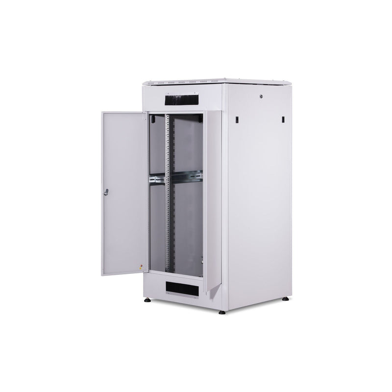 DIGITUS - Netzwerk-/Serverschrank Schrank 32HE 160,9x80x80cm DN-19 32U-8/8-1 RAL 7035 Glastür