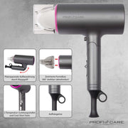 PROFICARE - Haartrockner/Haarstyler Haartrockner PC-HT 3073 pink ProfiCare − 4 Stück