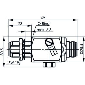 Telegärtner - Überspannungsableiter für Informations-/MSR-Technik N-Überspannungsableiter 100024248 Bu-Bu mit Gasentlad
