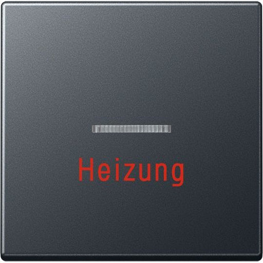 Jung - Abdeckung/Bedienelement für Installationsschalterprogramme Wippe Heizung Notschalter A 590 BF H ANM anthrazit matt