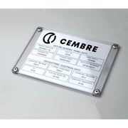 Cembre - Kennzeichnungsmaterial 48701GY MG-VRT-R PVC 42X78 48701GY MM GRAU − 100 Stück