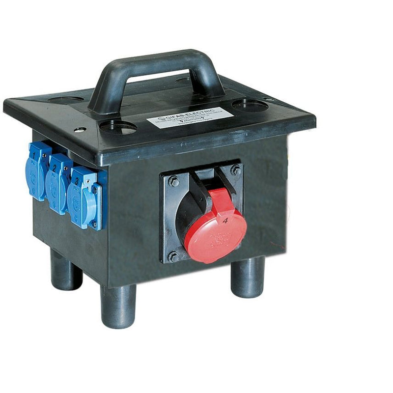 Gifas Electric - CEE-Steckdosen-Kombination (IEC 60309) Vollgummi-Verteiler 62103-16G