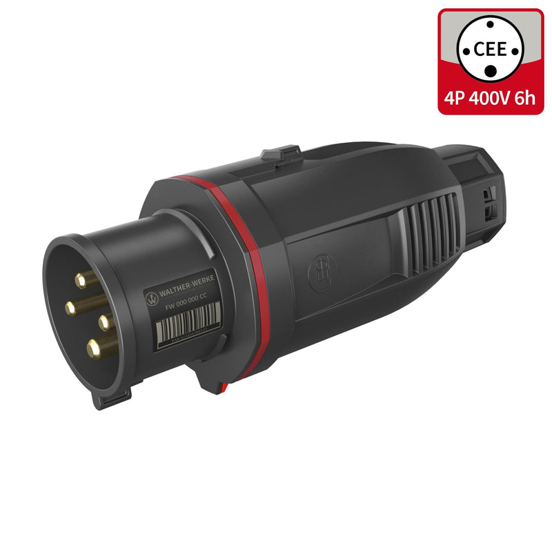 Walther Werke - CEE-Stecker (IEC 60309) CEE NEO Stecker One-Touch FW230406CC 32A 4P 6h IP54