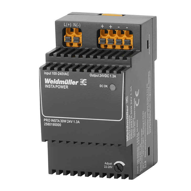 Weidmüller - Gleichstromversorgung Stromversorgungen PROINSTA30W24V1.3A