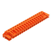 WAGO - Leiterplattensteckverbinder THT-Federleiste abgewink. 232-277/047-000 Maß 5,08mm,orange − 10 Stück