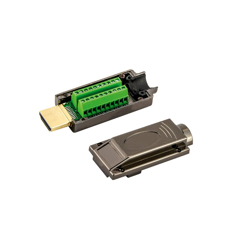 E+P Elektrik - Kommunikationstechnik-Adapter HDMI-Stecker HDMI 205 LOSE schraubbar,19pol