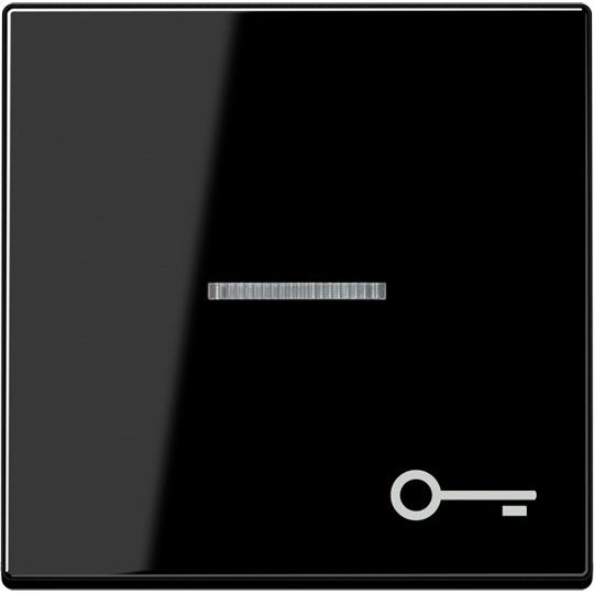 Jung - Abdeckung/Bedienelement für Installationsschalterprogramme Wippe Symbol Tür bel. A 590 BFKO5 T SW schwarz