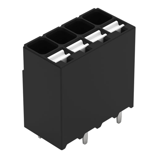 WAGO GmbH & Co. KG - Leiterplattenklemme THR-Leiterplattenklemme 2086-1124 Drücker,1,5mm²,sw − 216 Stück