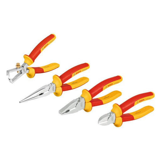 Bosch - Zangenset Zange VDE 1600A02NG1 Zangen-Set, 4-tlg