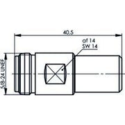 Telegärtner - Abschlusswiderstand N-Abschlusswiderstand (F) 100024166 50Ohm,1W,2Proz.,6GHz
