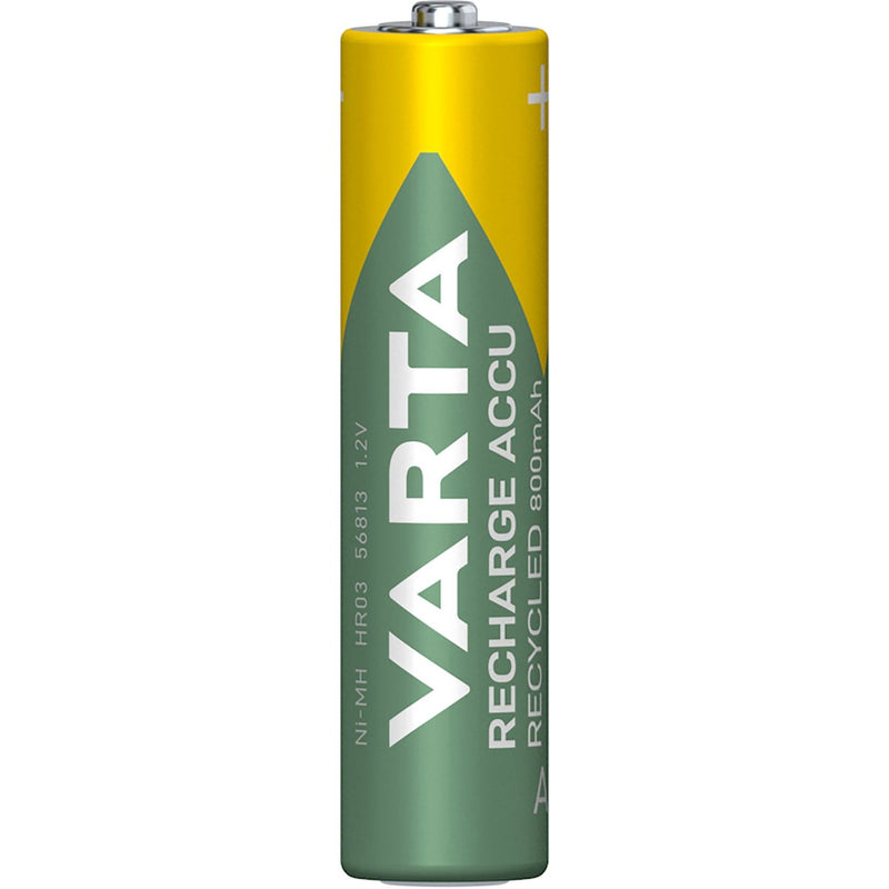 Varta Cons.Varta - Akku Recharge Accu Recycled AAA 56813 Bli.4 1,2V/800mAh/NiMH − 10 Stück