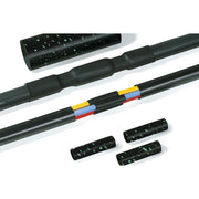 HellermannTyton - Verbindungs-/Übergangsmuffe Schrumpfmanschette LVK-4x25-95 PO-X BK1