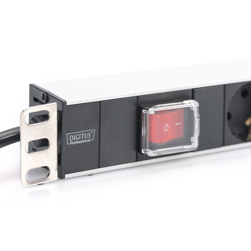 DIGITUS - Power distribution unit (PDU) DIGITUS Steckdosenleiste DN-95402 7fach Alu 1HE