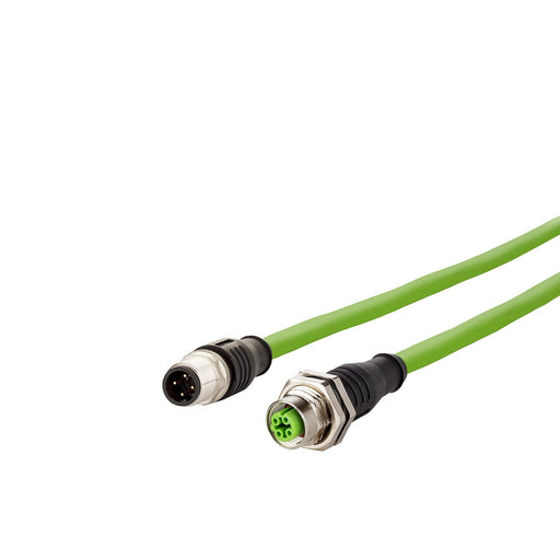 Metz Connect - Patchkabel Kupfer Industrie IndustrialEthernet Leitung 142M4D12100 D-kodiert, 10m, M12