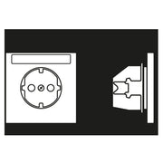 Jung - Steckdose SCHUKO-Steckdose 16A 250V LS 1520 BFKINA RT m.Berührungsschutz