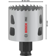 Bosch - Lochsäge PRO Multi Material PC Plus 2608594389 Lochsäge, 52 mm