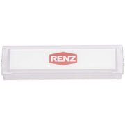 Renz Metallwaren - Bezeichnungsmaterial für Installationsschalterprogramme Namensschild 09 97-9-82259 ws 75x19,5mm weiss − 1 Stück