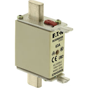 Eaton - Messersicherung Sicherungseinsatz Nieders. NH FUSE 63#63NHG000B 63A AC 500V 120kA − 3 Stück