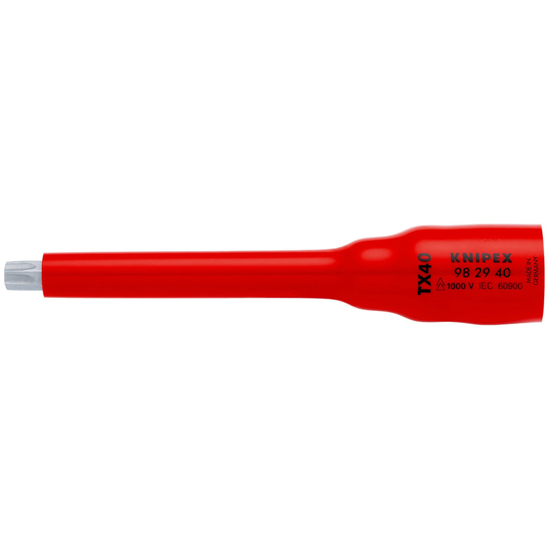 Knipex - Sechskant-Einsatz für Steckschlüssel Steckschlüsseleinsatz 98 29 40 − 1 Stück