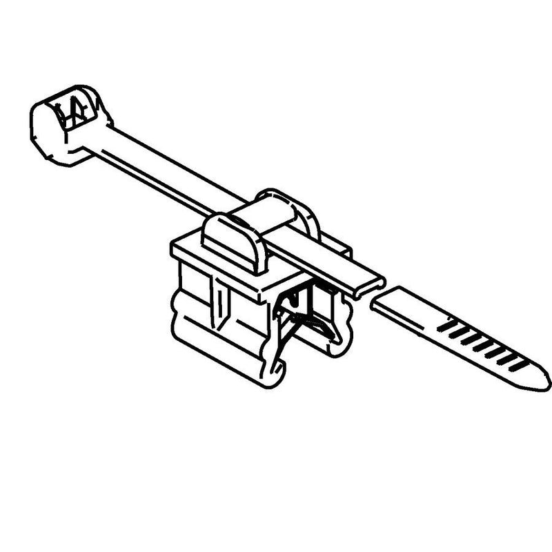 HellermannTyton - Kabelbinder Befestigungsbinder 156-04600(500) schwarz − 500 Stück