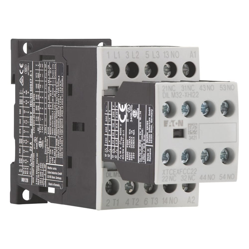 Eaton - Leistungsschütz zum Schalten von Wechselstrom Leistungsschütz DILM12-32(230V50HZ) 3S2Ö 5,5KW/400V,AC