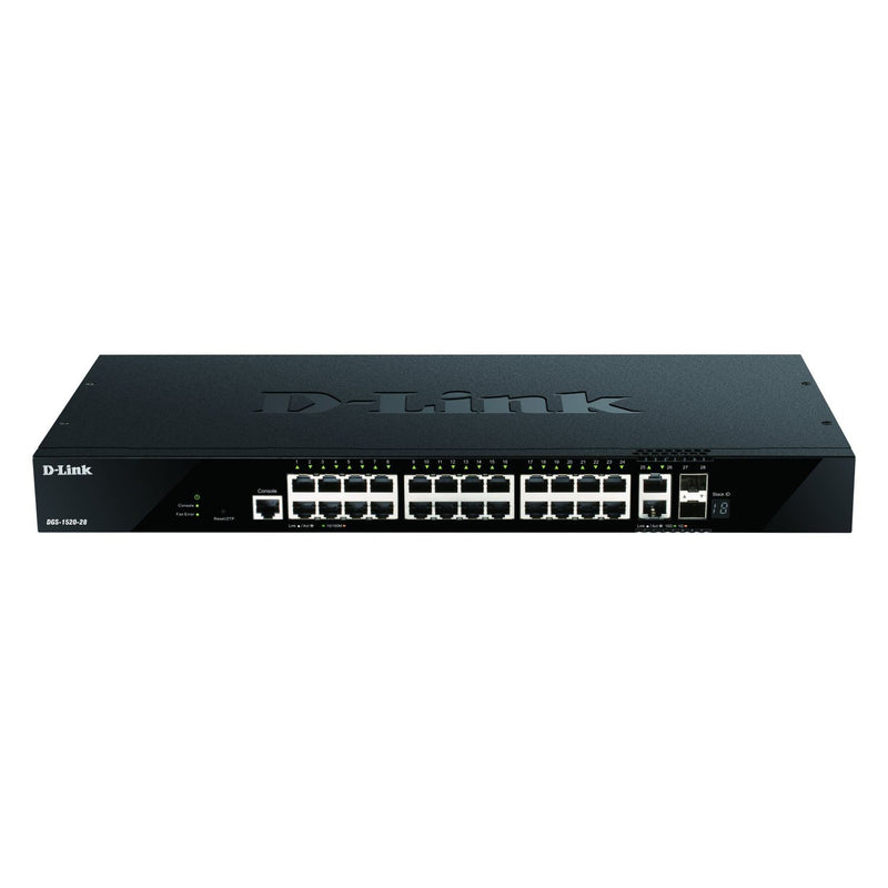DLink - Netzwerk Switch Gigabit Stack Switch DGS-1520-28/E 28-Port, 4x 10G
