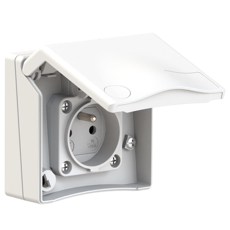 Bals Elektrotech - Schutzkontakt-Anbausteckdose Schutzkontakt-Anbausteckd. 71011 16A 2p+E IP44 be/fr