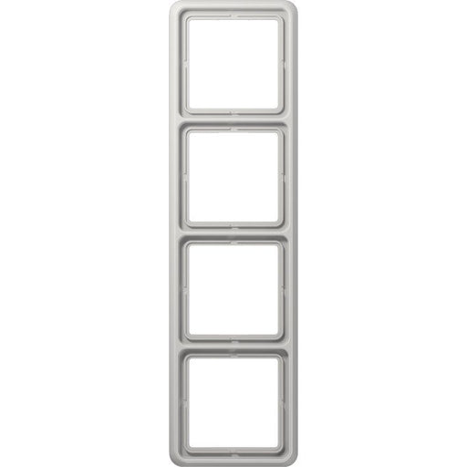 Jung - Abdeckrahmen Rahmen 4-fach lgr CD 584 LG waage/senkrecht