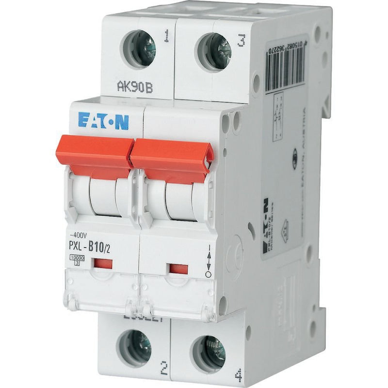 Eaton - Leitungsschutzschalter LS-Schalter m.Beschrift. PXL-C10/2 C 10A, 2p