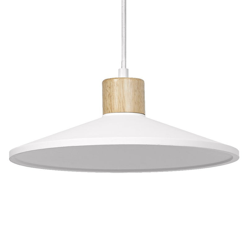 Ledvance - Pendelleuchte E27 D.Pl.Wood Pend 320 weiß