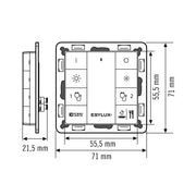 ESYLUX - Bussystem-Tastsensor DALI 8-fach Taster PUSH BUT #EC10431265