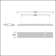 Thorn - Decken - /Wandleuchte LED - Pendelleuchte IQ SUSP S  #96629307 3000K