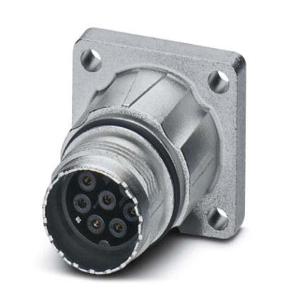 Phoenix Contact - Rundsteckverbinder, feldkonfektionierbar (Industriesteckverbinder) Gerätesteckverbinder ST-8EP1N8AW500S Vorderwand