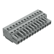 WAGO - Kabelsteckverbinder für Leiterplattensteckverbinder 1-Leiter-Federleiste 231-113/102-000 CAGECLAMP,2,5 mm²,gr − 25 Stück