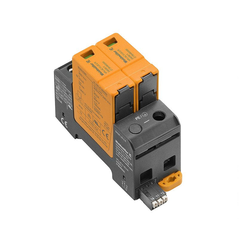 Weidmüller - Überspannungsableiter für Energietechnik/Stromversorgung Überspannungsableiter VPUACIIUS2R240/50Y m. Fernmeldekontakt