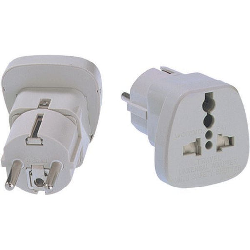 Bachmann - Steckeradapter Reisestecker 921.000 Universalty gr/ws