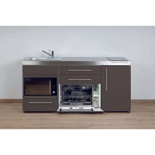 Stengel - Mini-Küche Miniküche Premiumline MPGSMOSMM180GSIKFlBr Mokka metallic