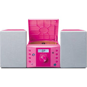 LENCO - HiFi-Komplettsystem Kinder-Micro-Anlage MC-013 Pink CD/PLL/FM/AUX