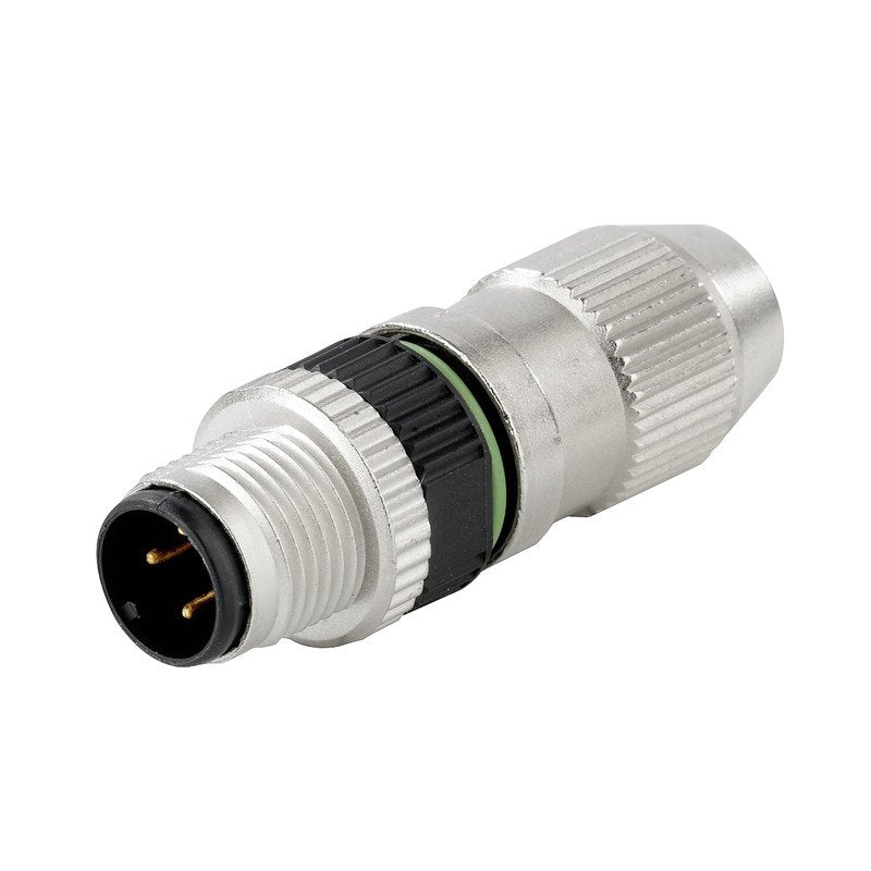Weidmüller - Rundsteckverbinder, feldkonfektionierbar (Industriesteckverbinder) Steckverbinder SAIS-4-IDC M12 small Stift, 4-polig