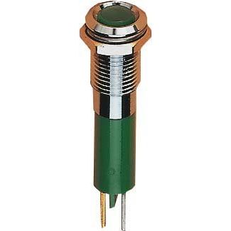 Scharnberger+Hasenbein - Single-LED LED-Signallampe flach 38009 5mm 12-14VDC blau