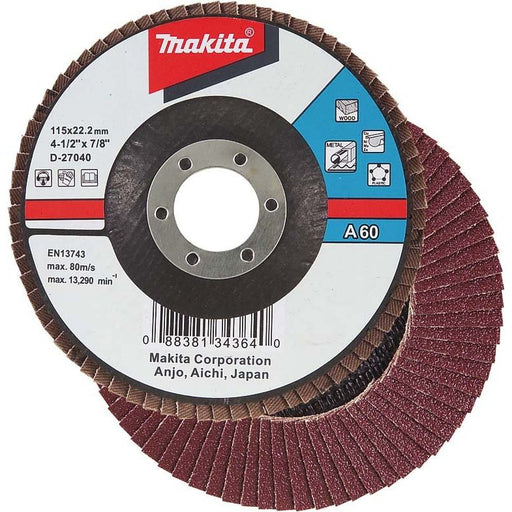Makita - Trenn-/Schleifscheibe Fächerschleifscheibe D-27517 125mm, Z120