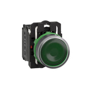 Schneider Electric - Drucktaster, Komplettgerät Leuchtdrucktaster gn XB5AW33B5 LED MODUL 24V/1S,1Ö