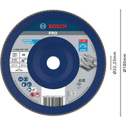 Bosch - Trenn-/Schleifscheibe PRO X571 2608607342 Fächerschleifscheibe
