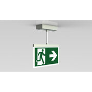 RP-Technik - Sicherheitsleuchte LED-Rettungszeichenleuchte AXDP009-E ZB, Edelstahloptik