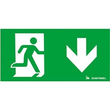 Zumtobel Group - Piktogramm für Not-/Hinweisleuchte Rettungszeichen ARTSIGN #22166895 C EW unten